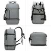 image:imageseyfocnia Convertible Travel Garment Bag for Men amp Women MultiPocket Travel Duffel Carry On Luggage Personal Item Business Suit BackpackGrey