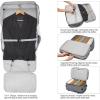image:imageseyfocnia Convertible Travel Garment Bag for Men amp Women MultiPocket Travel Duffel Carry On Luggage Personal Item Business Suit BackpackGrey