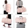 image:imageseyfocnia Convertible Travel Garment BagCarry on Garment Duffel Bag for Women  3 in 1 Garment Backpack Hanging Suitcase Suit Business Travel BagPink