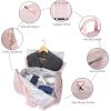 image:imageseyfocnia Convertible Travel Garment BagCarry on Garment Duffel Bag for Women  3 in 1 Garment Backpack Hanging Suitcase Suit Business Travel BagPurple