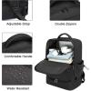 image:imageseyfocnia Gym Backpack for Men Personalized Initial Design Sports Back pack With Shoe Compartment Waterproof Gym Bag Workout Trainning Rucksack Casual Travel DaypackBlackBlack