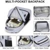 image:imageseyfocnia Gym Backpack for Men Waterproof Sports Backpacks With Shoe Compartment Lightweight Workout Trainning Back Pack Casual Travel DaypackBlackGrey