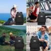 image:imageseyfocnia Gym Backpack for MenMilitary Tactical Backpack Travel Bag with Shoe Compartment Lightweight Sports Gym Bag Casual DaypackBlack