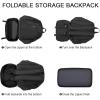 image:imageseyfocnia Gym Backpack for MenWaterproof Gym Bag With Shoe Compartment Lightweight Travel Bag Sports Backpack Casual DaypackBlack22inch