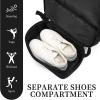 image:imageseyfocnia Gym Backpack for MenWaterproof Travel Backpack With Shoe Compartment Lightweight Sports Gym Bag Casual DaypackBlackBlack