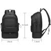 image:imageseyfocnia Gym Backpack for MenWaterproof Travel Backpack With Shoe Compartment Lightweight Sports Gym Bag Casual DaypackBlackBlack