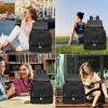 image:imageseyfocnia Gym Backpack for Women Gym Bag with Shoe Compartment Lightweight Travel Workout Sports Backpack Womens Black