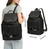 image:imageseyfocnia Gym Backpack for Women Gym Bag with Shoe Compartment Lightweight Travel Workout Sports Backpack Womens Black