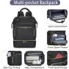 image:imageseyfocnia Gym Backpack for WomenGym Bag with Shoe Compartment Lightweight Travel Workout Sports Backpack Womens Black