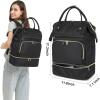 image:imageseyfocnia Gym Backpack for WomenGym Bag with Shoe Compartment Lightweight Travel Workout Sports Backpack Womens Black