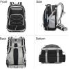 image:imageseyfocnia Hiking Backpack40L Waterproof Camping Backpack Lightweight Backpack for Men Women Hiking Daypack Outdoor Travel DaypackBlackBlack