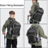 image:imageseyfocnia Hiking Backpack40L Waterproof Camping Backpack Lightweight Backpack for Men Women Hiking Daypack Outdoor Travel DaypackBlackBlack