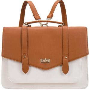 image:imageSeyfocnia Briefcase for Women  156 inch Laptop Messenger Bag  Shoulder amp Backpack for Women  Beige