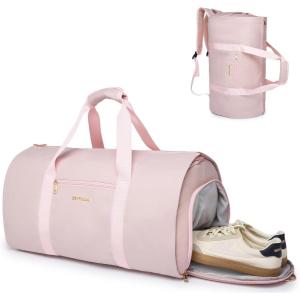 image:imageseyfocnia Convertible Travel Garment BagCarry on Garment Duffel Bag for Women  3 in 1 Garment Backpack Hanging Suitcase Suit Business Travel BagPurple