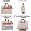 image:imageGarment Travel Bag for Women Carry on Garment Bag Up to 3 Suits for Business Trips2 in 1 Hanging Suitcase Luggage Bags for TravelFoldable Suit Bag 156Inch Laptop BeigeLargeBeige