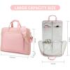 image:imageGarment Travel Bag for Women Carry on Garment Bag Up to 3 Suits for Business Trips2 in 1 Hanging Suitcase Luggage Bags for TravelFoldable Suit Bag 156Inch Laptop BeigeA1rosa