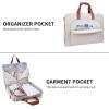 image:imageKleidertasche fr Reisen Frauen hngende Gepck Kleidertasche Anzug Reisetasche Carry On Kleidertasche A1rosa FashionLargeBeige
