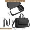 image:imageTravel Bag for MenMilitary Tactical Gym Duffle Bag with Shoe Compartment Tactical Duffle Bags for Travel Carry on Bag Weekender Overnight Sport Duffel Range Bag for WorkoutBlack