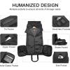 image:imageseyfocnia Convertible Garment Bag for Travel Carry on Garment Waterproof Suit Duffle Bag with Shoe Compartment  3 in 1 Travel Garment Bag for Men Women