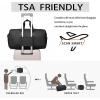 image:imageseyfocnia Convertible Garment Bag for Travel Carry on Garment Waterproof Suit Duffle Bag with Shoe Compartment  3 in 1 Travel Garment Bag for Men Women