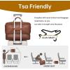 image:imageseyfocnia Convertible Travel Garment BagCarry on Garment Duffel Bag for Men Women  2 in 1 Hanging Suitcase Suit Business Travel Bag