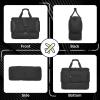 image:imageseyfocnia Gym Duffel Bag with Shoe Compartment Lightweight Travel Bag for Men Women Carry On Overnight Bag Weekender Bag for Workout SportBlackBlack