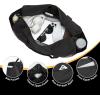 image:imageseyfocnia Gym Duffel Bag with Shoe Compartment Lightweight Travel Bag for Men Women Carry On Overnight Bag Weekender Bag for Workout SportBlackBlack