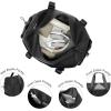 image:imageseyfocnia Travel Duffel Bag for Women with Shoe Compartment Mens Travel Bag Carry On Overnight Bag Gym Duffle Sports BagBlack