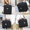 image:imageFoldie Travel Bag ExpandableTactical Foldable Duffle Bag for Travel Duffle Bag with Wheels and Handle Rolling Duffel Bag with Wheels Collapsible Luggage Military Weekend BagsBlack