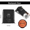 image:imageseyfocnia Drawstring Backpack Tactical String Bag with Shoe Compartment Large Cinch Bag Waterproof Gym Drawstring Bags for Travel