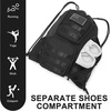 image:imageseyfocnia Drawstring Backpack Tactical String Bag with Shoe Compartment Large Cinch Bag Waterproof Gym Drawstring Bags for Travel