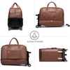 image:imageseyfocnia Rolling Duffle Bag with Wheels Duffle Bag for Travel Women Carry On Luggage Wheeled Overnight Weekender Bag MenBrown