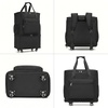 image:imageLarge Insulated Cooler BagRolling Backpack Cooler Leakproof Beach Cooler Bag Rolling Duffle Bag with Wheels Portable Travel Coolers for CampingRoad Trips Shopping Black