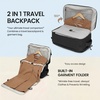 image:imageseyfocnia Convertible Travel Garment BagTravel Backpack for Men amp Women Business Laptop Backpack Carry On Luggage Personal Item Travel Bag Suit Bag With MultiPockets Black 18 inchBlack