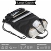 image:imageseyfocnia Drawstring Backpack Tactical String Bag Nylon Gym Bag with Shoe Compartment and Simple MOLLE System BlackBlack