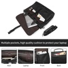 image:imageLeather Messenger Bag for MenVintage Mens Laptop Bag Water Resistant Business Travel Briefcase Satchel Work Computer BagBlack156inch